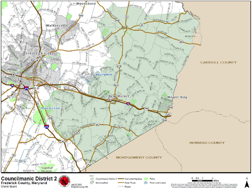 County Council District 2 (click on image to open a larger version)